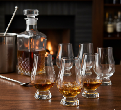 Smartserve Nosing & Tasting Glass – 200ml (Set of 6) | Premium Whiskey, Wine & Spirits Glass | Ideal for Scotch, Bourbon, Cognac, and Liquor Tasting | Elegant Glassware for Home, Bar & Gifting
