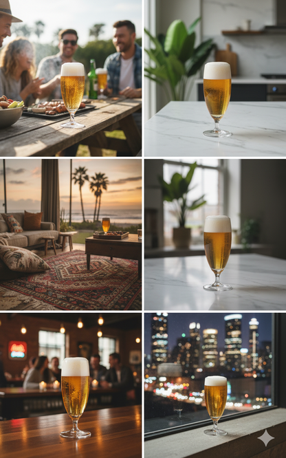 Vista Beer Glass - Set Of 6