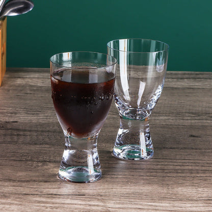 Samba Vibe Drinking Glasses set beautifully arranged on a modern dining table.