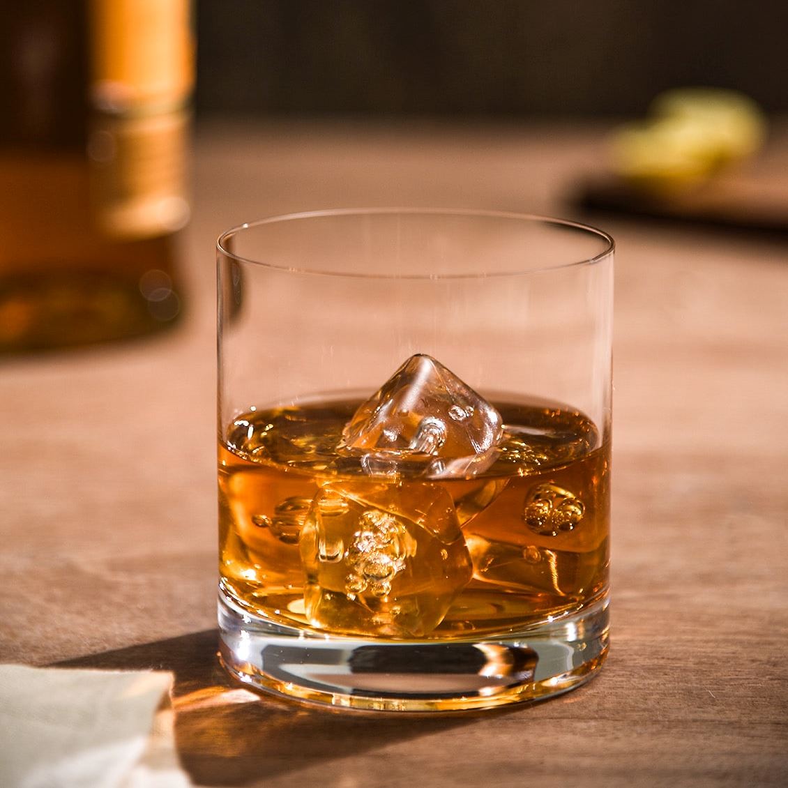 Modern design whiskey glass perfect for fine spirits