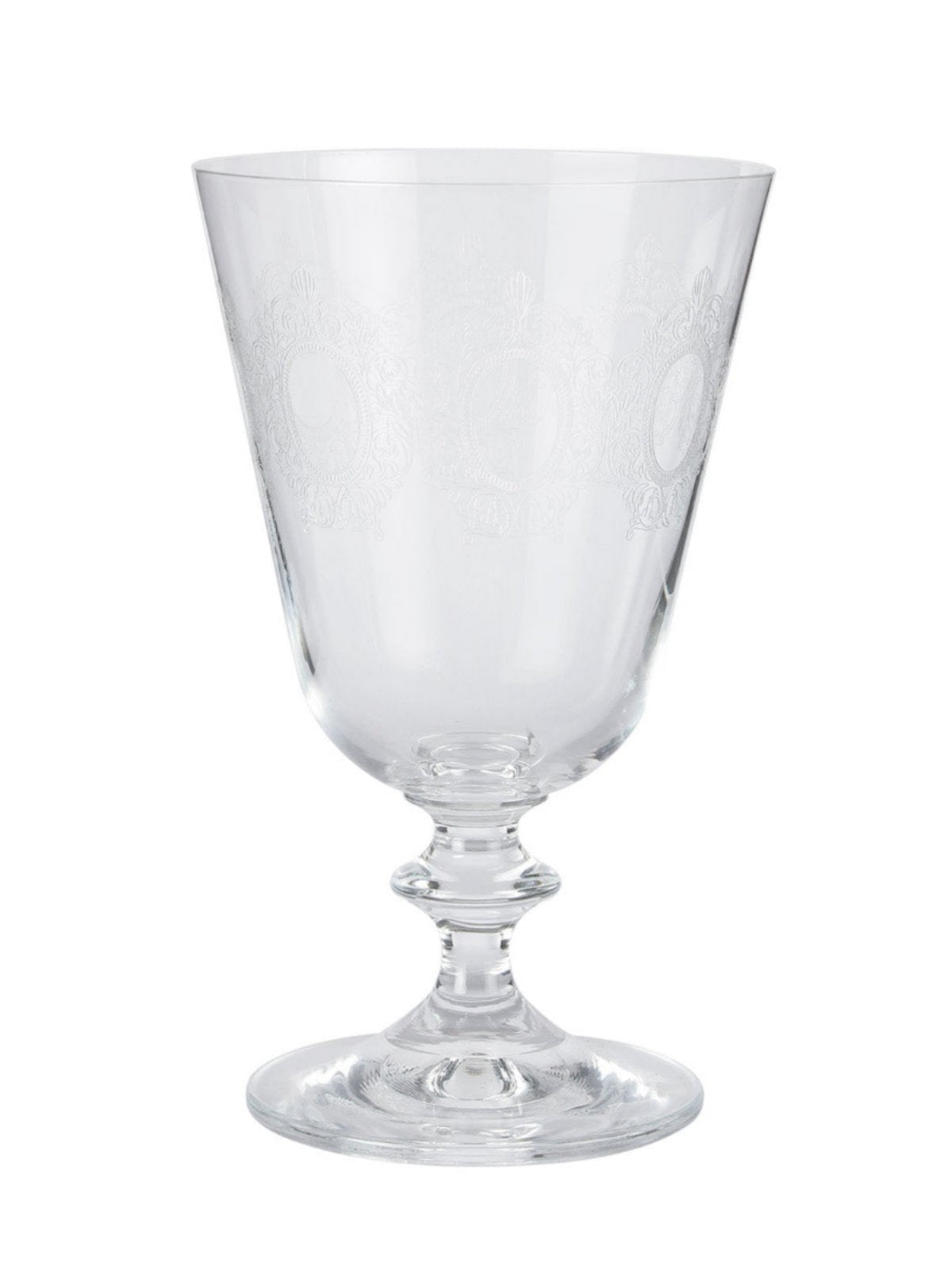 Bella Crystal Glass with etched design