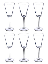 Load image into Gallery viewer, Bohemia Crystal Jive Wine Glass Set, 240ml, Set of 6, Transparent
