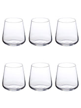 Load image into Gallery viewer, Bohemia Crystal Sandra Whiskey Glass Set, 400ml, Set of 6, Transparent