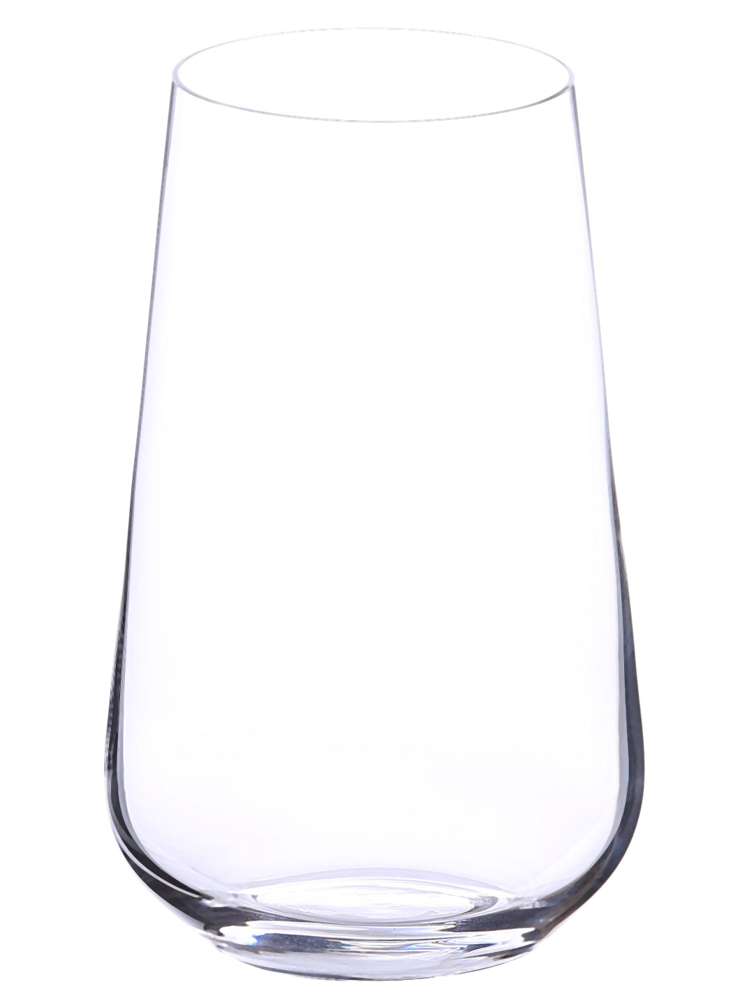 Bohemia Crystal Sandra Tall Cocktail Glasses 440 ml – Set of 6 | Lead-Free Czech Crystal Tumblers | Elegant Glassware for Cocktails, Whiskey, Bourbon, Scotch & Mixed Drinks | Dishwasher Safe