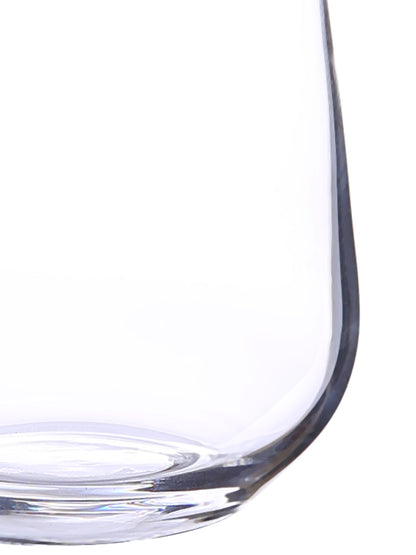 Bohemia Crystal Sandra Tall Cocktail Glasses 440 ml – Set of 6 | Lead-Free Czech Crystal Tumblers | Elegant Glassware for Cocktails, Whiskey, Bourbon, Scotch & Mixed Drinks | Dishwasher Safe