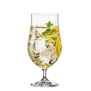 Bohemia Crystal Whiskey Taster Lead Free 190 ml Set of 6 Made in Czech Republic | Classic Tasting Glass and Nosing Copitas | Crystal Snifters Gift Sniffers for Sipping Neat Liquor | Elegant Desing