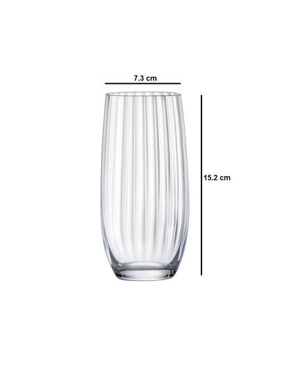Dimensions of Sophisticated Glass Set - Elevate your drink service with premium-quality glassware.