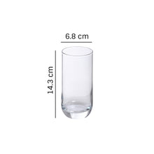 Load image into Gallery viewer, Smartserve Kouros Bar Imported Highball Tall Cocktail/Beer/Juice/Mocktail/Vodka/Whiskey/Coffee Glass Set, 360ml, Set of 2