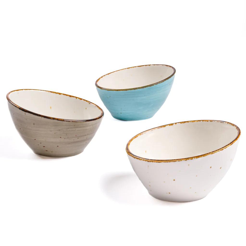 Smartserve Rena Amalfi-Slant Serving Bowl Set of 3 pcs