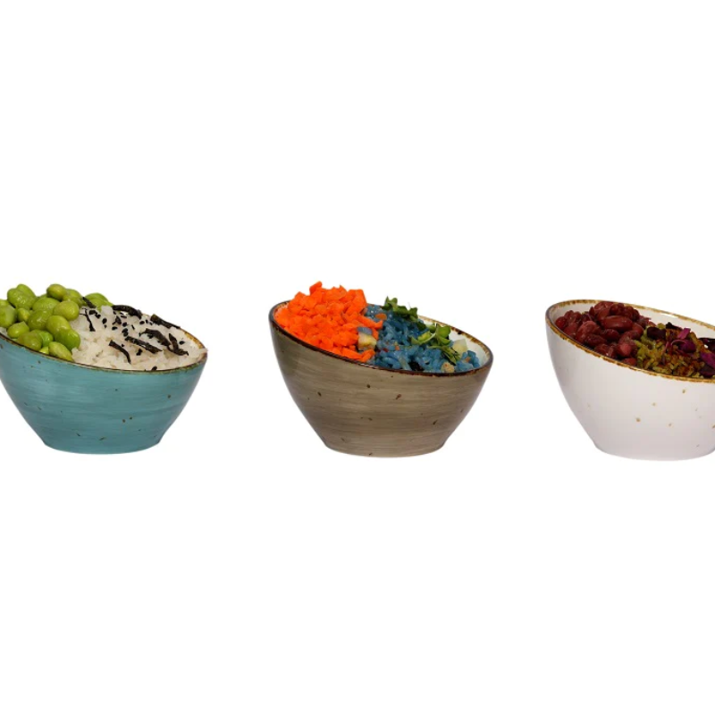 Smartserve Rena Amalfi-Slant Serving Bowl Set of 3 pcs