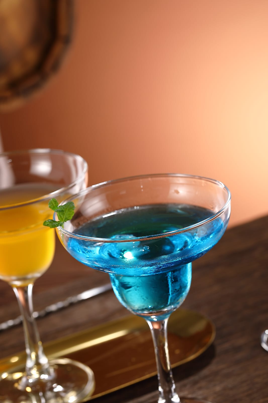 smart "serve" Soda Lime Margarita Glass Lead Free 240 ml Set of 6 Margarita Glasses with Long Durable Stem - Elegant Cocktail Glasses for Bar, Martini, Manhattan, Gimlet, Pisco Sour, Cosmopolitan, Clear