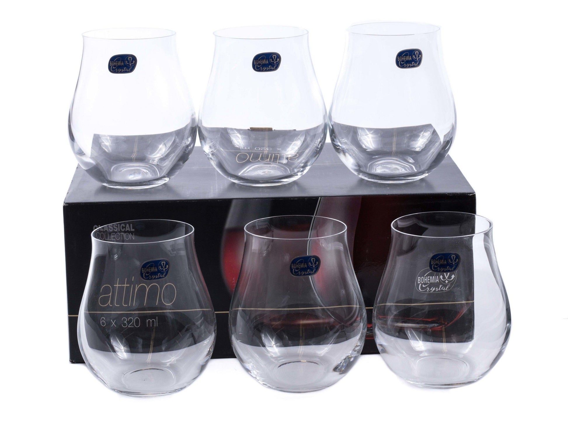 Crystal wine glasses perfect for casual and formal settings