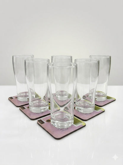 SmartServe Ivory Clear 205ml Juice Glass set of 6 pcs