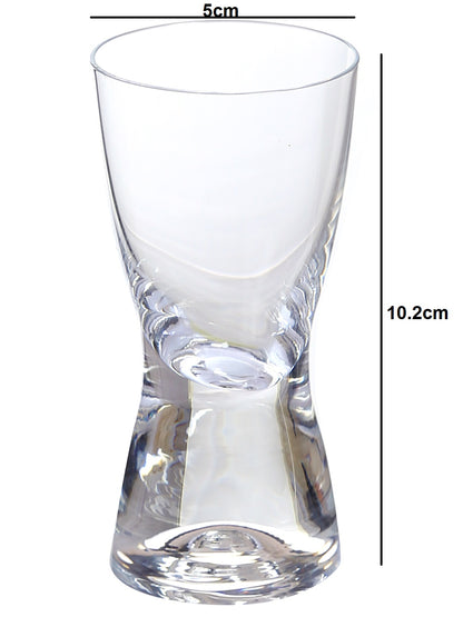 Bohemia Crystal Samba Shot Glass Set, 70 ML, Set of 6 pcs