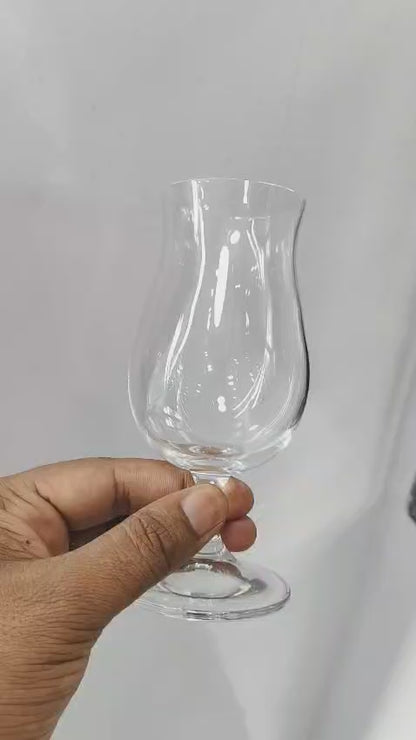 Bohemia Crystal Whiskey Taster Lead Free 190 ml Set of 6 Made in Czech Republic | Classic Tasting Glass and Nosing Copitas | Crystal Snifters Gift Sniffers for Sipping Neat Liquor | Elegant Desing