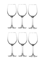 Load image into Gallery viewer, Smartserve Red/White Crystal Wine Glass Set of 6, 350ml, Gift Set