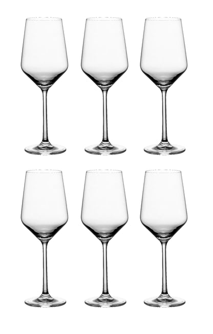 Smartserve Crystal Red Wine Glass Set of 6, 450ml, Gift Set