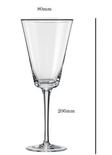 Load image into Gallery viewer, Bohemia Crystal Jive Wine Glass Set, 240ml, Set of 6, Transparent