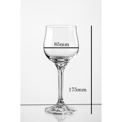 Dimensions of a Durable and beautifully crafted universal wine glass