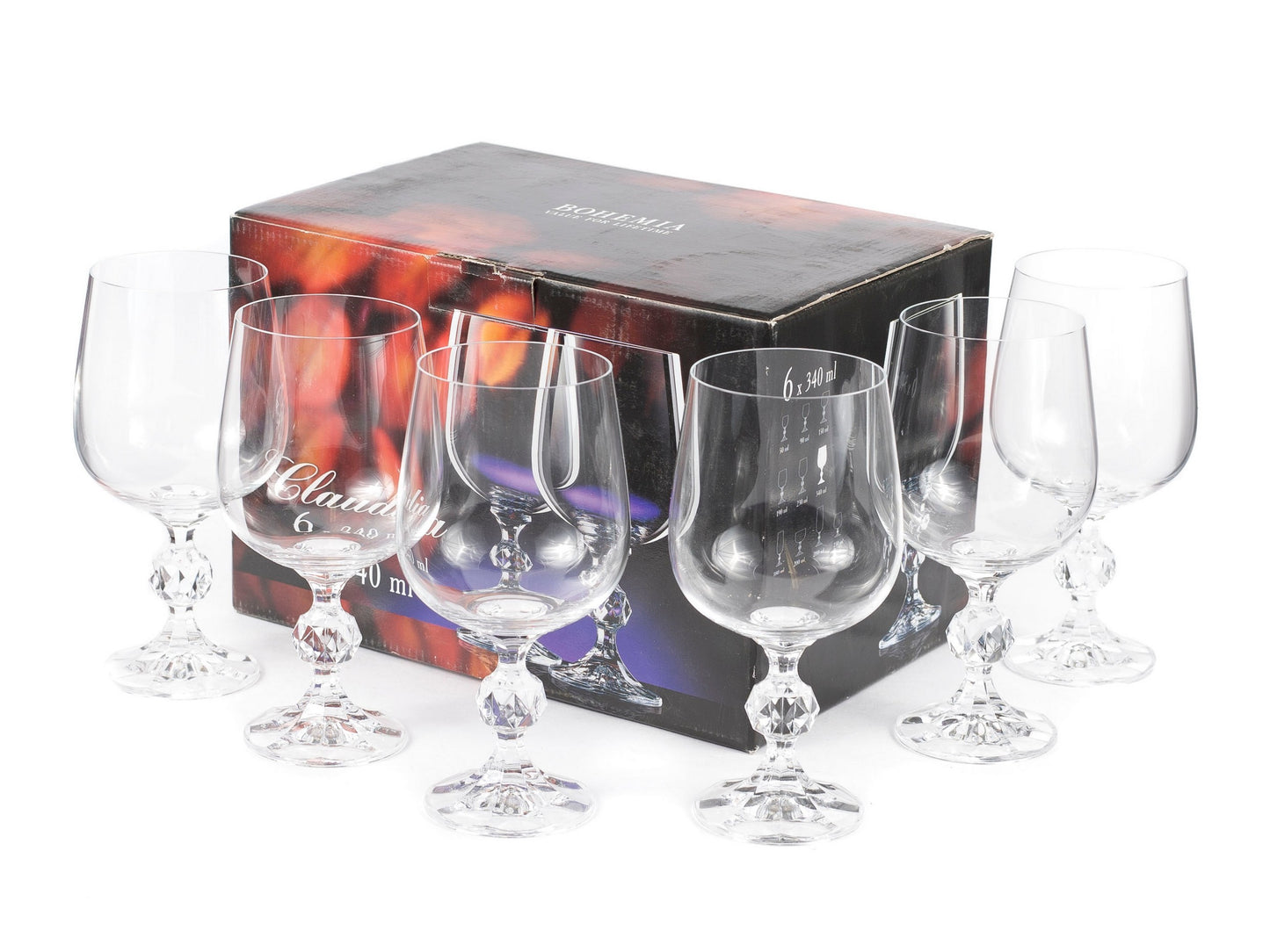 Crystal wine glasses perfect for special occasions and celebrations