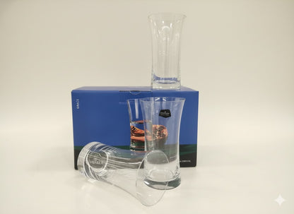 Bohemia Crystal Crystalex Grace Highball Glass, Lead-Free Czech Crystal, Clear, 340 ml, Premium Barware for Water, Juice, Cocktails & Beer, Ultra-Thin Laser-Cut Rim