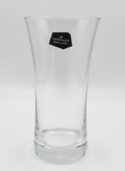Bohemia Crystal Crystalex Grace Highball Glass, Lead-Free Czech Crystal, Clear, 340 ml, Premium Barware for Water, Juice, Cocktails & Beer, Ultra-Thin Laser-Cut Rim