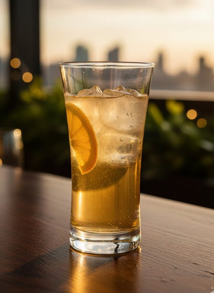 Bohemia Crystal Crystalex Grace Highball Glass, Lead-Free Czech Crystal, Clear, 340 ml, Premium Barware for Water, Juice, Cocktails & Beer, Ultra-Thin Laser-Cut Rim