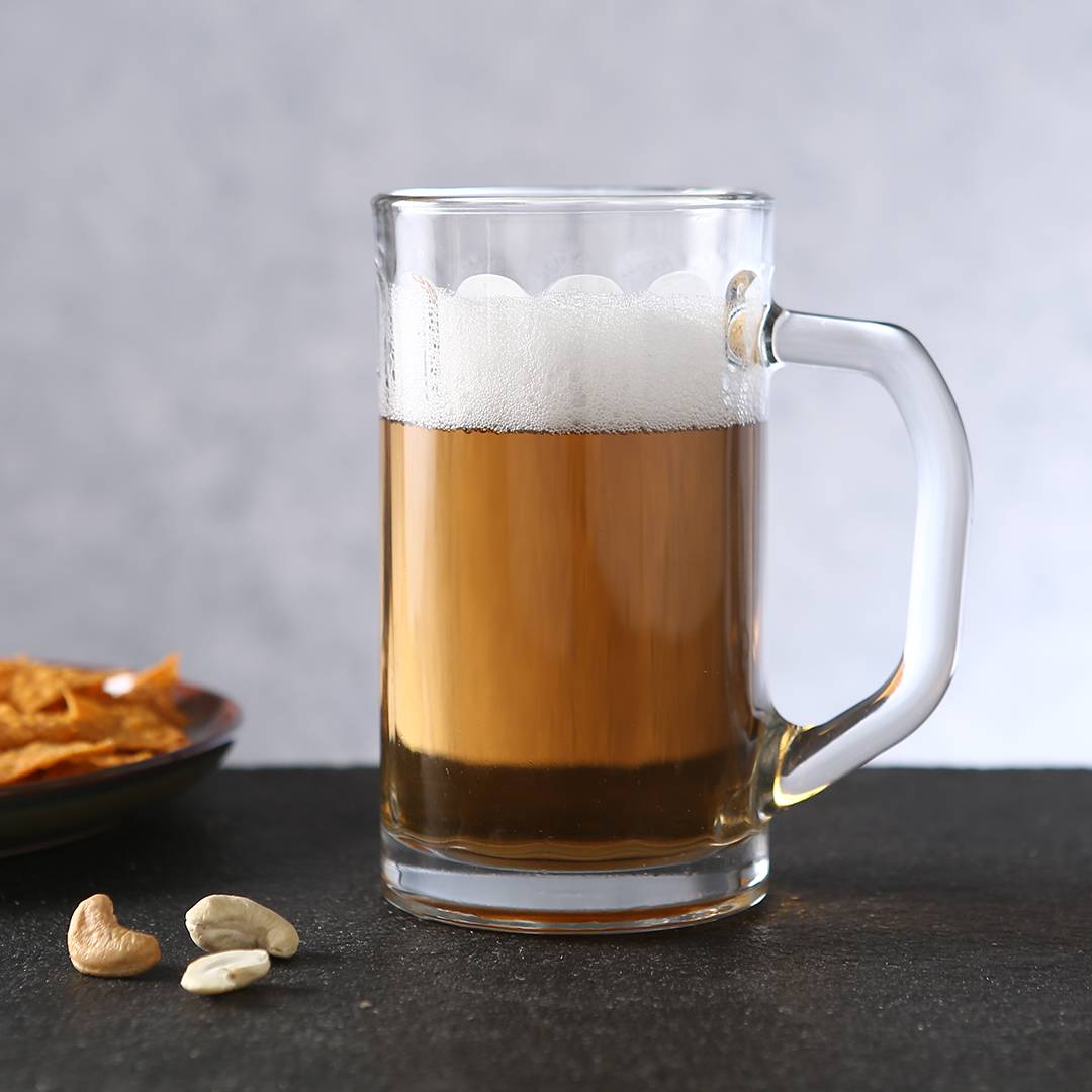 Polish Premium Glass Beer Mug - Versatile glassware for beer and other beverages.