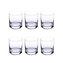 Load image into Gallery viewer, Whiskey Glass Set of 6, 280 ML, Bohemia Crystal Barline, Non Lead Crystal Glass | Whiskey Glass