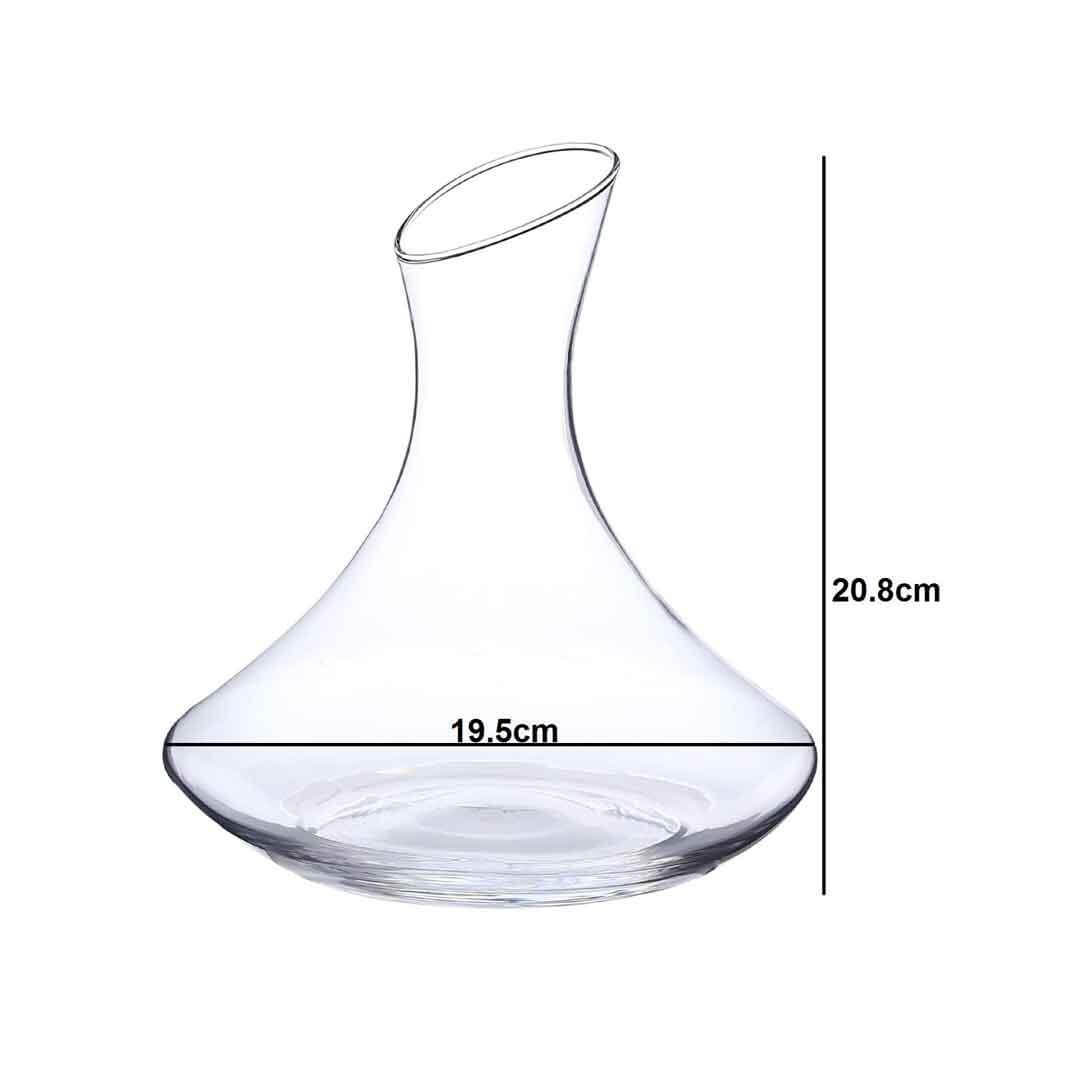 Dimensions of the wine decanter