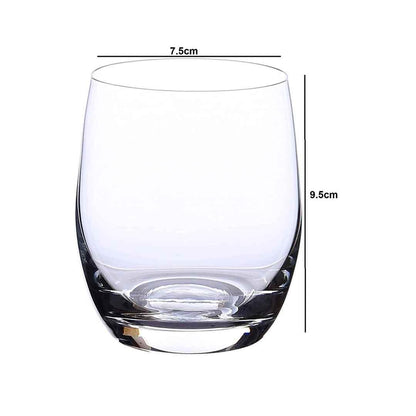 Whiskey Glass Set - Bohemia Crystal Club 300 ML Set of 6 | Whiskey Glass