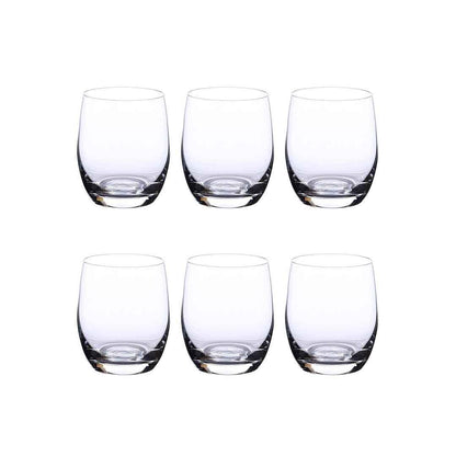 Whiskey Glass Set - Bohemia Crystal Club 300 ML Set of 6 | Whiskey Glass