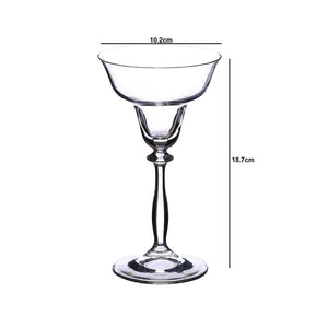 Margarita Glass Set of 2, 185 ML, Bohemia Crystal Angela, Non Lead Crystal Glass | Margarita Glass