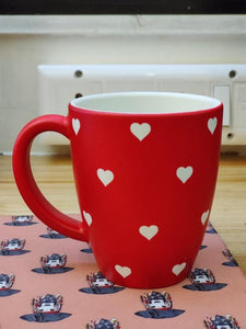 Stallion Barware Polycarbonate Unbreakable Coffee Mugs (Dipped in Love, 300 ml) - Set of 1 | Coffe Mug
