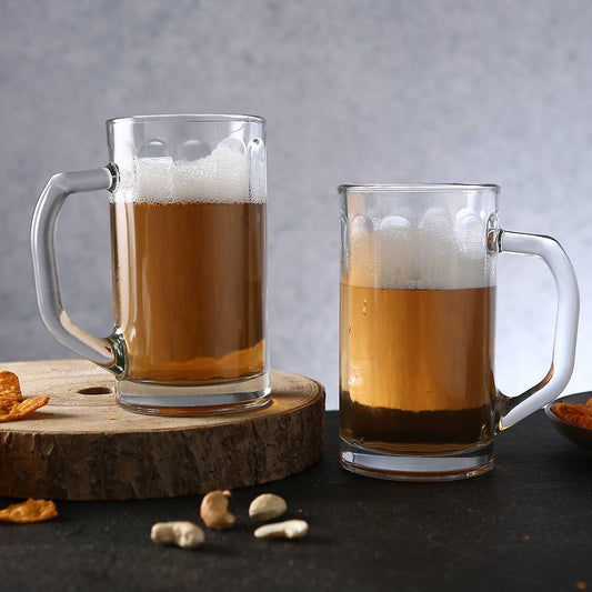 Versatile Glass Drinkware - Ideal for beer enthusiasts and juice lovers.