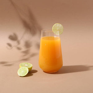 bohemia-crystal Sandra Tall Cocktail/Mocktail/Vodka/Juice Glass Set, 440ml, Set of 6, Transparent