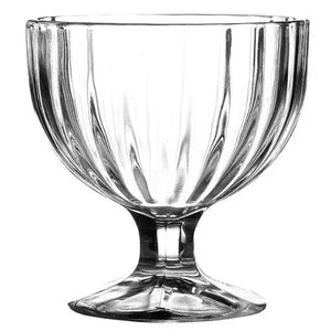 Uniglass Ice Cream Glass Bowls Set, 270ml, Set of 6, Transparent