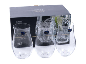 Wine glass set - Bohemia Crystal Attimo 380 ML Set of 6pcs | Wine Glass