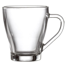 Load image into Gallery viewer, UNIGLASS Hollywood Imported Glass Coffee/Tea Mug Set, 255ml, Set of 2