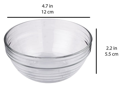 Kyklos Stackable Glass Bowl - 120mm (Set of 6)