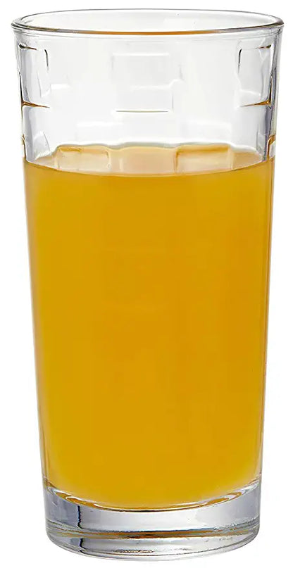 Uniglass Kyvos Juice/Whiskey Glass Set, 245ml/285ml, Set of 12, Transparent