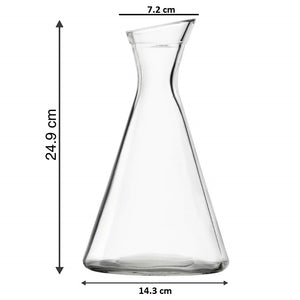 Oberglas Pisa Imported Pitcher/Carafe/Water/Milk/Juice/Cocktail/Whiskey/Rum/Wine Decanter Glass, 1 Litre (1000ml)