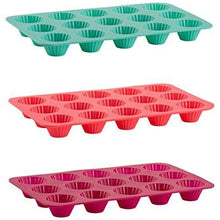 Load image into Gallery viewer, Trudeau Silicone Chocolate Mould Set, Set of 3, Pink/Green/Red | Kitchen Tools