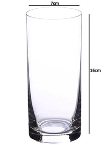Bohemia Crystal Barline Tall Highball Cocktail/Mocktail/Beer/Vodka Glass Set, 480ml, Set of 6