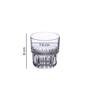 Uniglass Hills Juice glass 205ml set of 6 pcs | Juice & Water glass