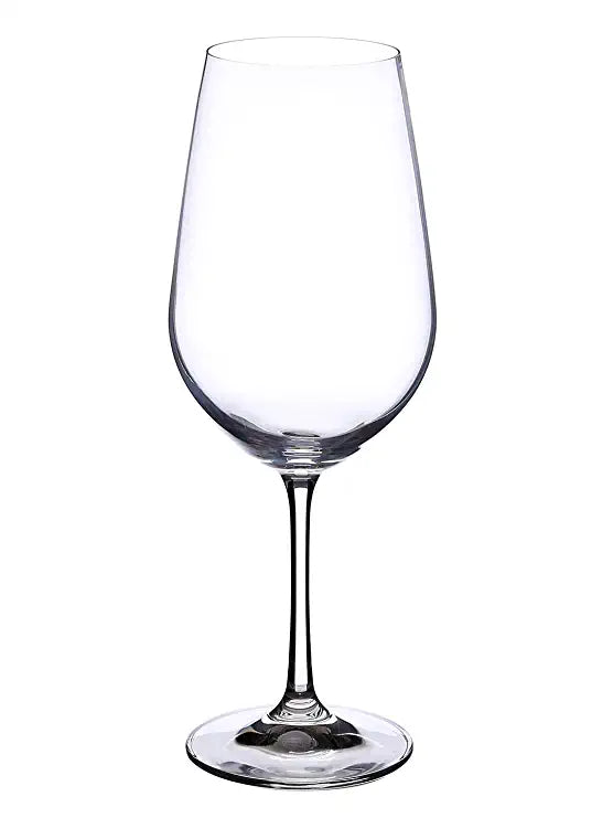 Bohemia Crystal Club Red Wine Glass Set, 550ml, Set of 4, Transparent