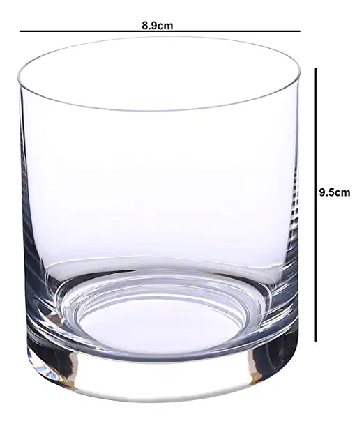 Smartserve Barline Crystal Whiskey Glass Set, 410ml, Set of 2