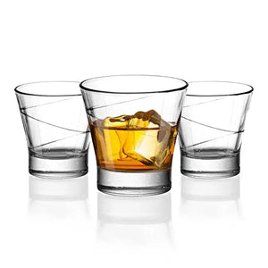 Uniglass Lido Whiskey Glass Set, 240ml