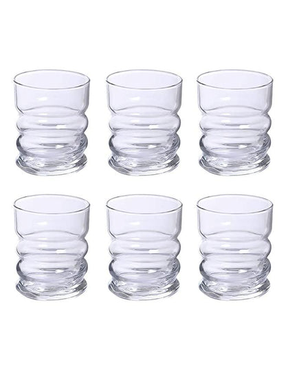 Whiskey Glass 240 ML Set of 6 Pcs | Uniglass Twist | Whiskey glass