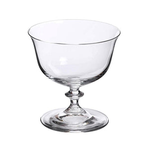Ice Cream Cup Set of 4, 300 ML, Bohemia Crystal Angela, Non Lead Crystal Glass | Ice Cream Cup
